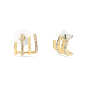 Anti-Tarnish Gold-Plated American Diamond Earring
